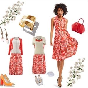 🆕 CAbi Brushstroke Dress